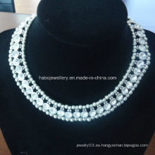 Glory Diamond con collar de cadena de perlas (XJW13369)